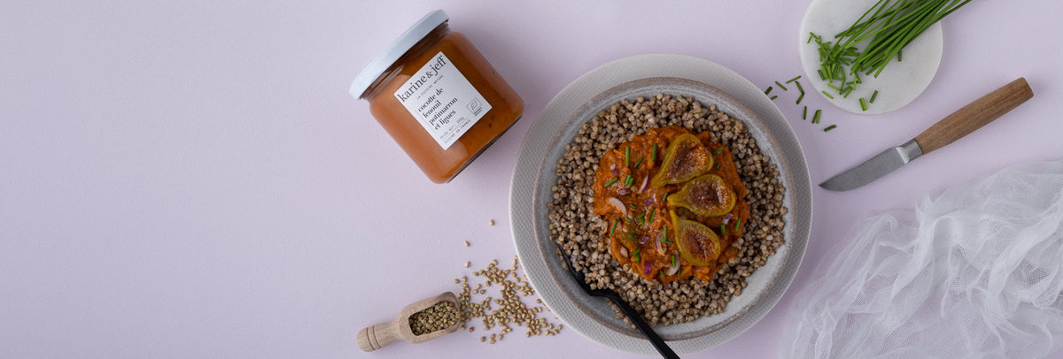 Idée recette : cocotte de fenouil, potimarron, figues et sarrasin Image