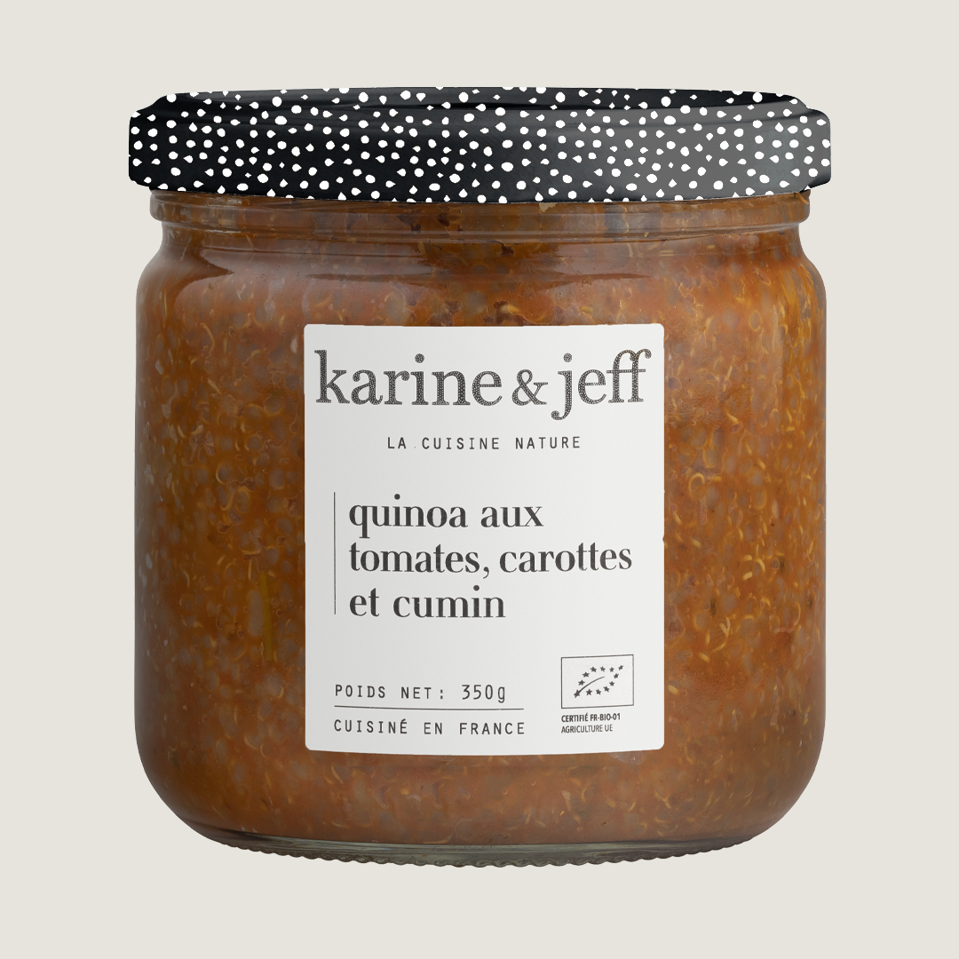 Quinoa aux tomates, carottes et cumin