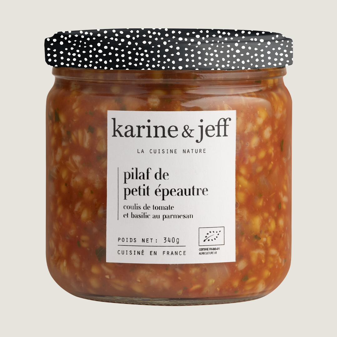 Pilaf de petit épeautre - coulis de tomate et basilic