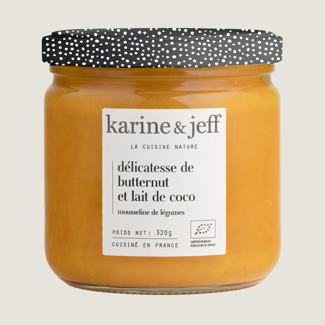 Délicatesse de butternut et lait de coco