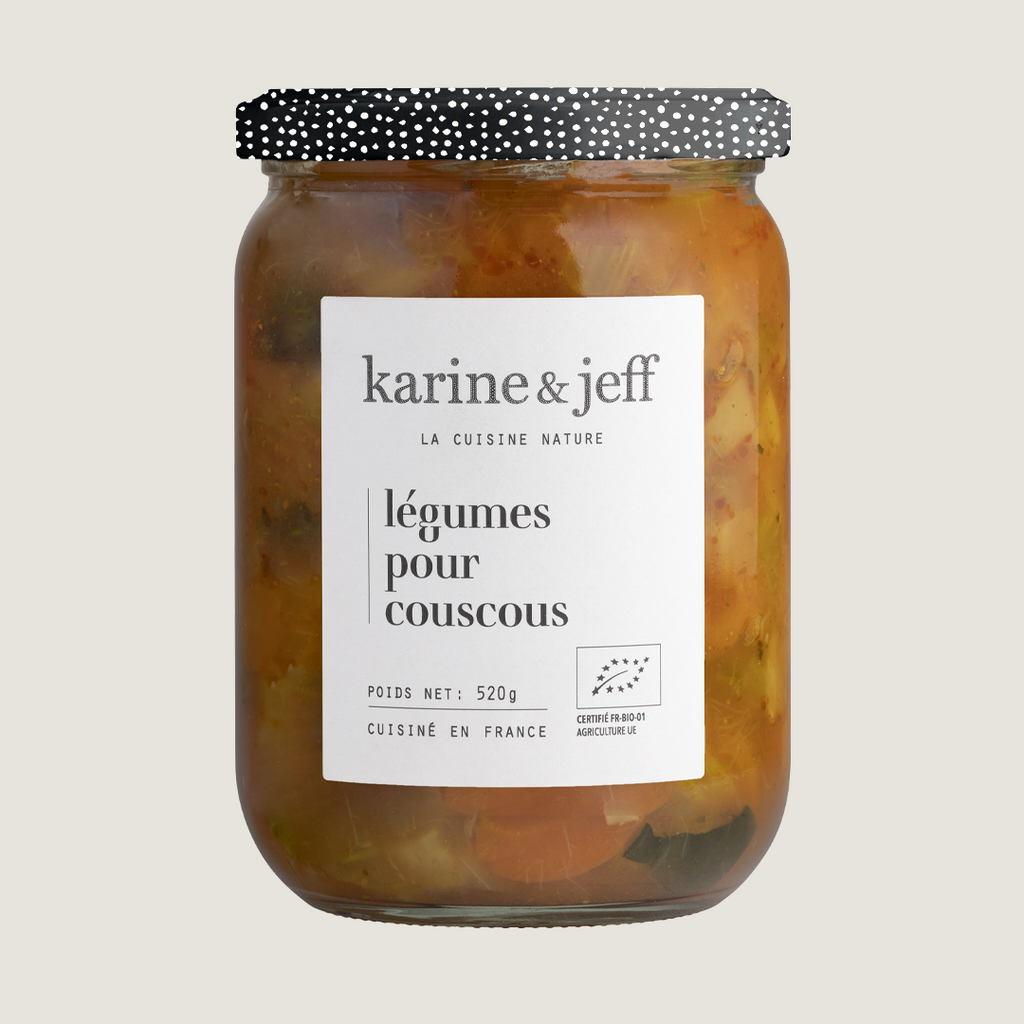 Légumes pour couscous, recette bio Karine & Jeff