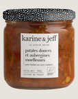 Patates douces et aubergines moelleuses - pois chiches au curry tandoori