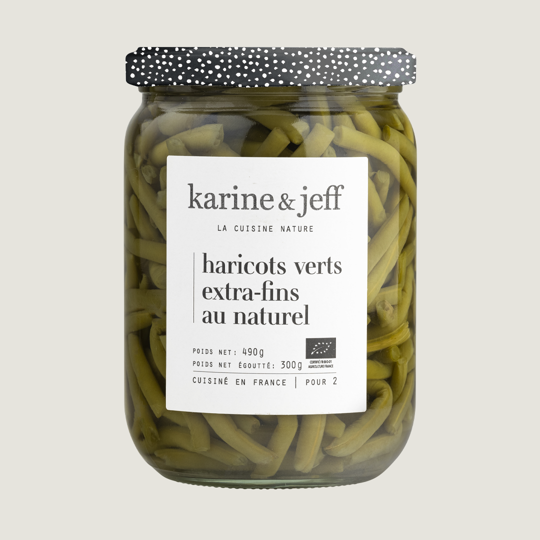 Haricots verts extra fins au naturel