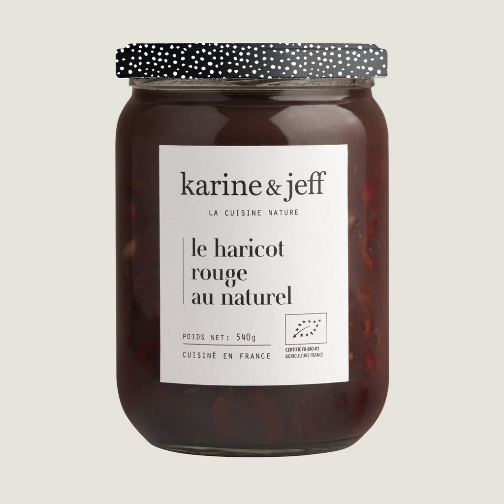 Le haricot rouge au naturel, recette bio Karine & Jeff