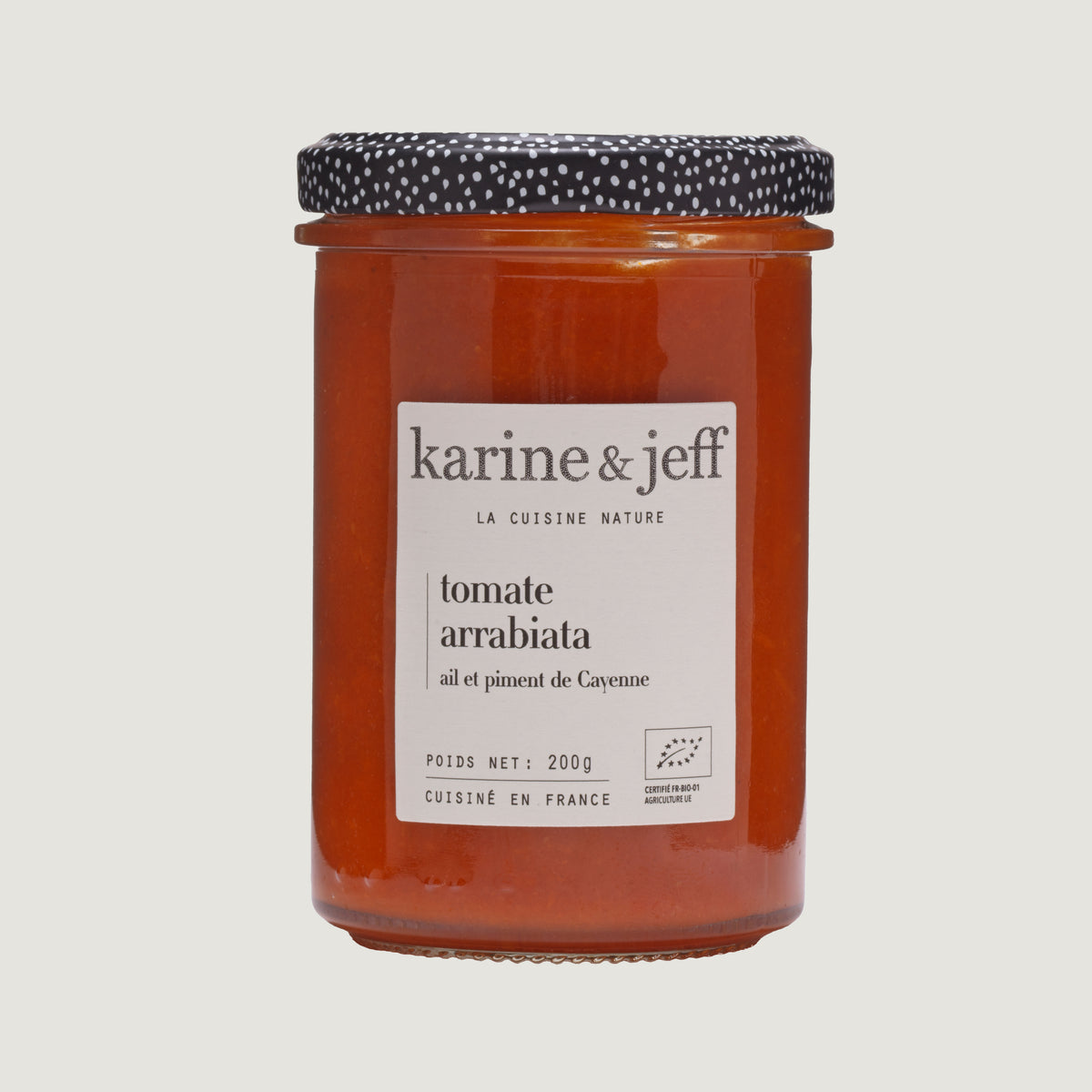 Sauce tomate arrabbiata à l'ail et au piment de Cayenne