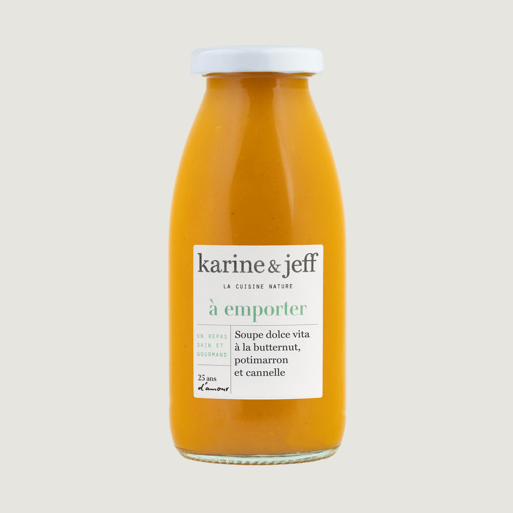 Soupe Dolce Vita - à la butternut, potimarron et cannelle